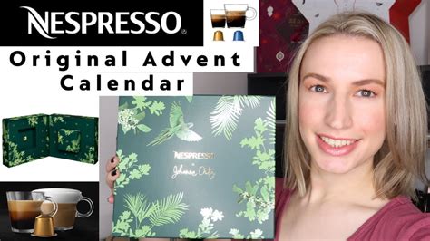 NESPRESSO Coffee Advent Calendar Unboxing 2021 Original Capsules