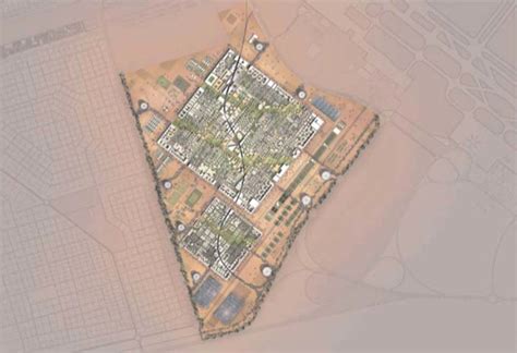 Grid Based Layout Of Masdar City At Completion Approximately 2016 The