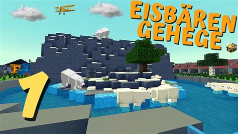 Minecraft Tierpark Wie Baut Man Ein Eisb R Gehege Youtube