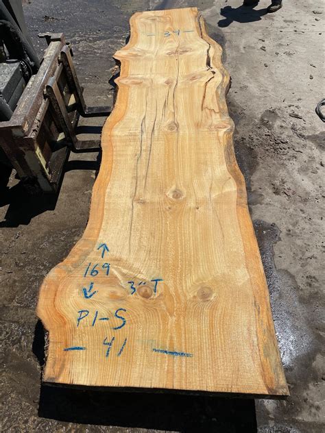 Large Knotty Pine Slab 169 X 34 41 X 3 Etsy