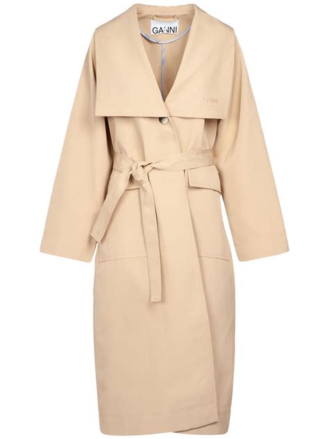 Heavy Twill Oversized Trench Coat Garmentory