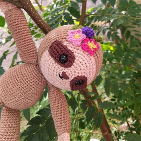 Bicho Pregui A Em Crochet Amigurumi Elo Produtos Especiais