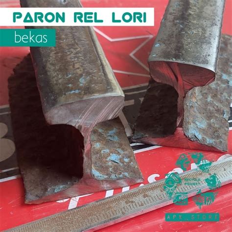 Jual Paron Besi Rel Lori 20cm Besi Landasan Mini Tiny Baja Super