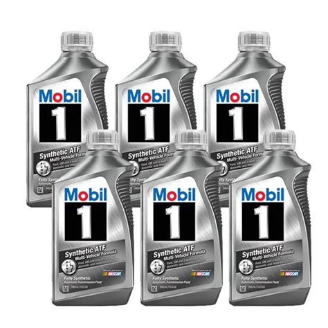 Mobil 1 124715 Synthetic Automatic Transmission Fluid 6 Quarts