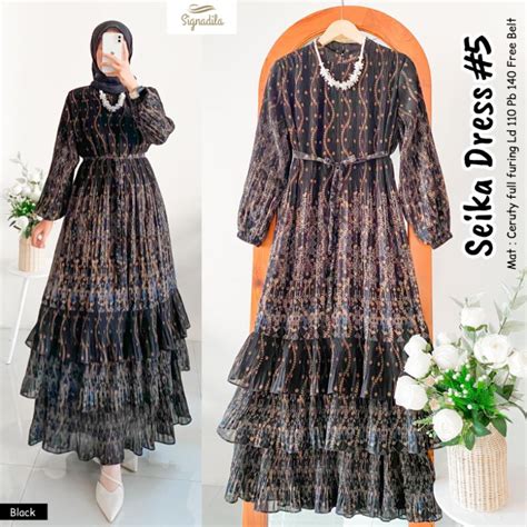 Jual Seika Dress 5 6 Original By Signadila Shopee Indonesia