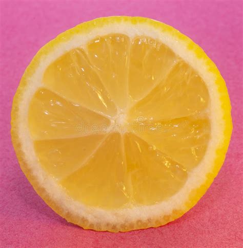 Fresh Lemon On Color Background Stock Photo Image Of Slice Organic