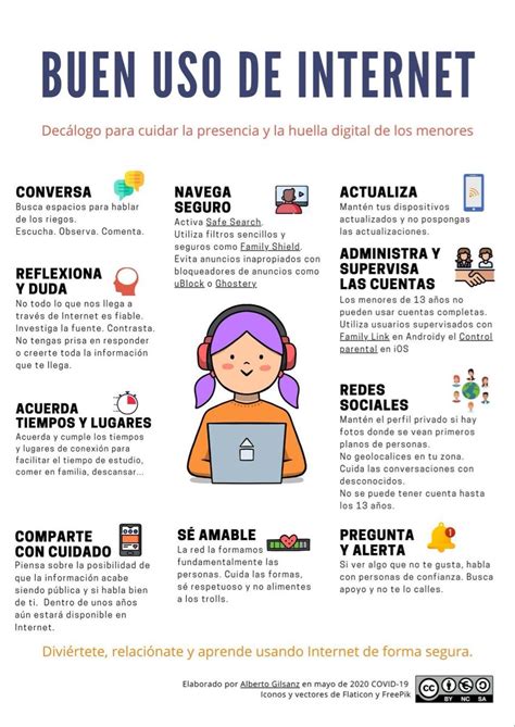 Decálogo para cuidar la presencia y la huella digital de los menores