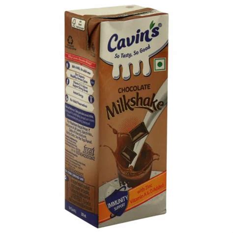 Cavin S Chocolate Milkshake 200 Ml Tetra Pak Jiomart