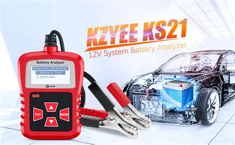 KZYEE KS21 Testeur De Batterie Automatique 12 V CCA Testeur De