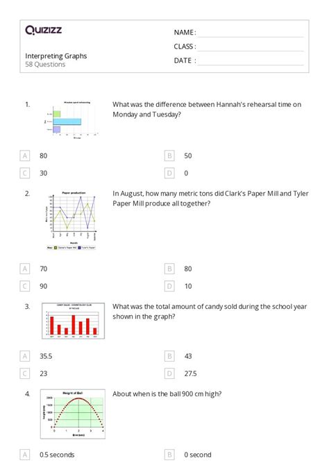 50 Interpreting Graphs Worksheets For 2nd Class On Quizizz Free