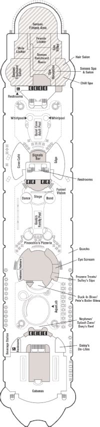 Disney Wonder Deck Plans Disney Cruise Line Disney Wonder Cruises