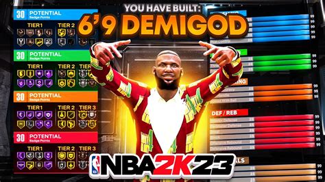 FIRST EVER 6 9 REBIRTH BUILD WILL BREAK NBA 2K23 DEMIGOD POINT GUARD