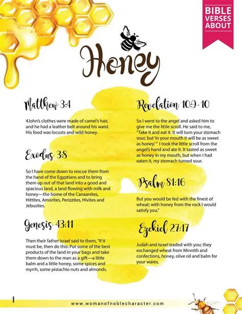 Fascinating Uses And Symbolism Of Honey In The Bible