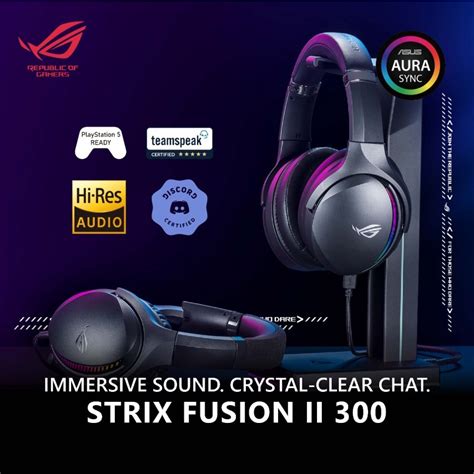 Jual Asus Rog Strix Fusion Ii 300 Aura Rgb Gaming Headset Shopee