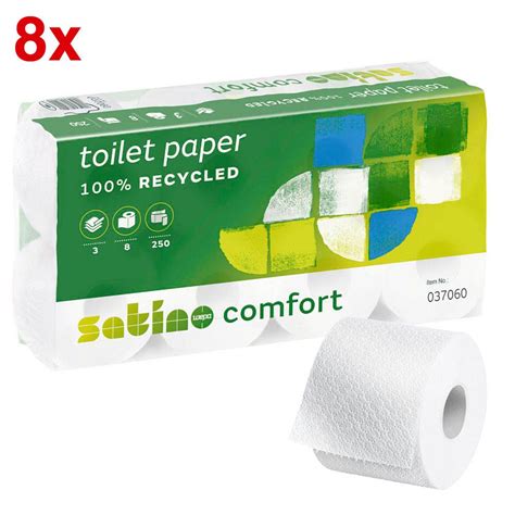 Aktion Satino By Wepa Toilettenpapier Comfort Lagig Recyclingpapier