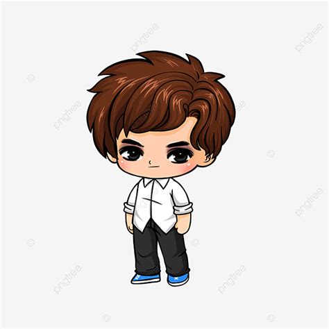 chibi highschool boy boy clipart chibi boy png transparent clipart