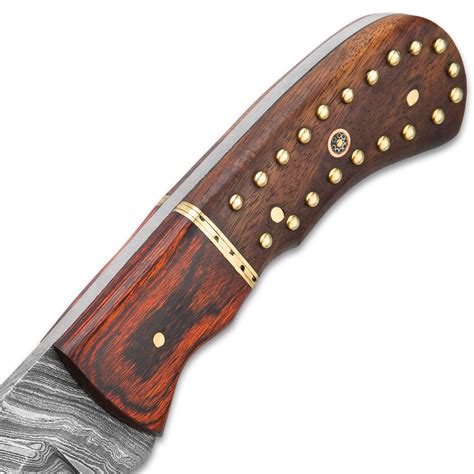 Legends In Steel Damascus Crusader Knife With