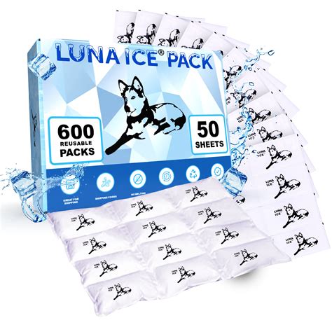 Buy Luna Ice 600 Pack Dry Ice Dry Ice For Shipping Frozen Food Bulk