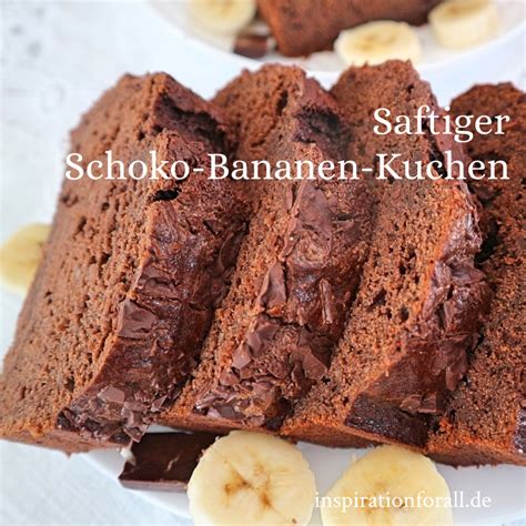 Saftiger Schoko Bananen Kuchen Schoko Bananen Kuchen Kochschwabe De