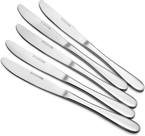 Amazon Aebeky Piece Stainless Steel Table Knives Dinner Knives