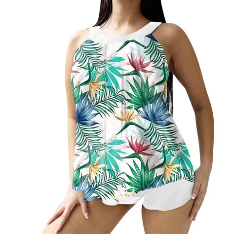 Taiaojing Bathing Suit For Women High Waisted Bikini Sets Tankini