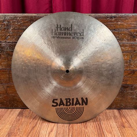 18 Sabian HH Viennese Hand Hammered Crash Cymbal 1658g Reverb