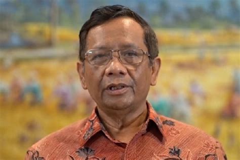 Mahfud MD Soal Kasus Korupsi Johnny G Plate Keliru Sedikit Saja Bisa