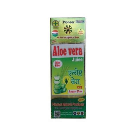 Pioneer Aloe Vera Juice 1000 Ml Packaging Type Bottle At Rs 280 Pcs