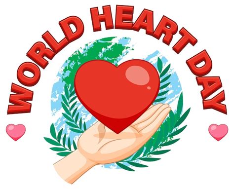 Free Vector World Heart Day September