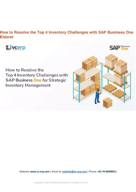 Ppt How To Resolve The Top Inventory Challenges With Sap Business