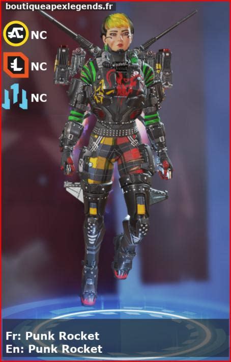 Skin Punk Rocket Valkyrie Boutique Apex Legends