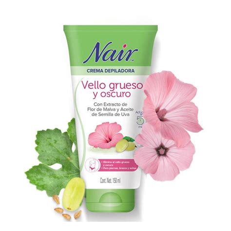 Crema Depiladora Nair Vello Grueso Y Oscuro 150ml Justo Mx