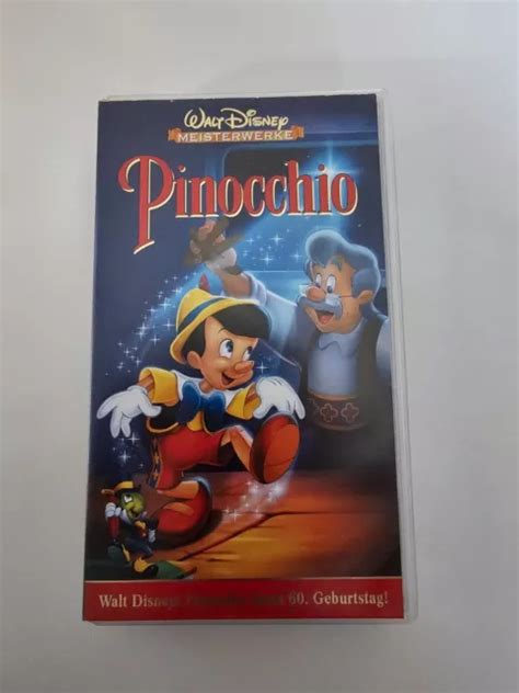 PINOCCHIO WALT DISNEY Meisterwerke VHS EUR 5 00 PicClick DE