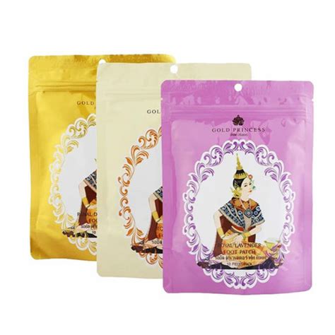 Buy Free Gold Princess Royal Detoxification Foot Patch Mask Thai