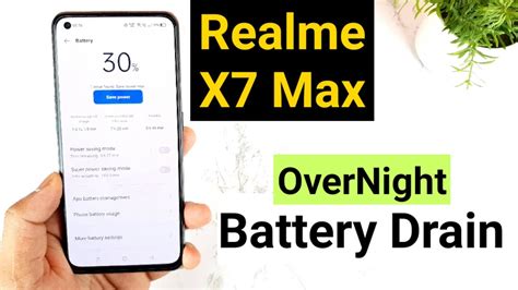 Realme X7 Max Battery Drain Overnight Test Results Youtube