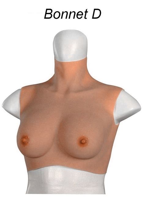 Bustier Travesti silicone extensible Prothèse seins silicone Bonnet