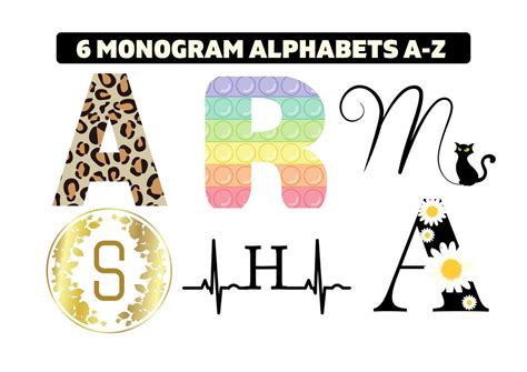 Letter Svg Initial Svg Alphabet Svg Bundle Monogram Svg Etsy