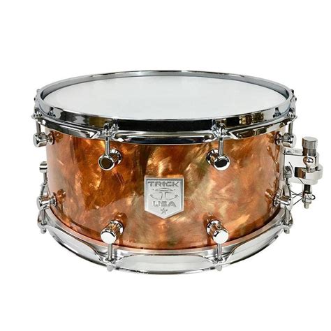 Trick X Copper Snare Drum W Scorched Finish