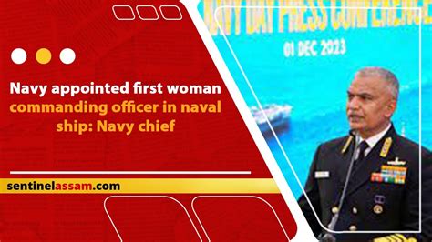 Navy Appointed First Woman Commanding Officer In Naval Ship Navy Chief