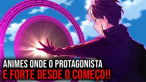 5 ANIMES ONDE O PROTAGONISTA VIVE EM UM MUNDO DE FANTASIA E É FORTE