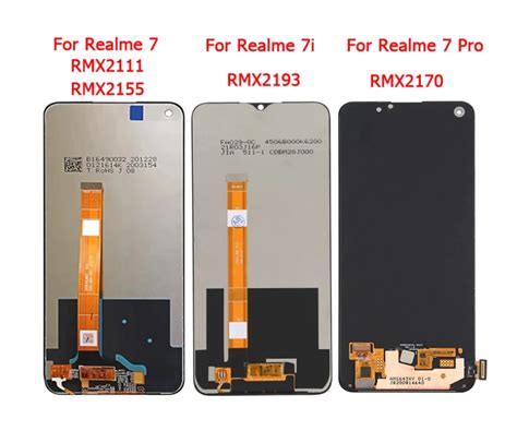 Lcd Display Touch Screen Digitizer With Frame For Oppo Realme 7 7i 7