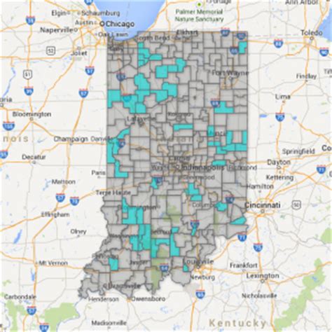 Indiana School Districts Map - Real Map Of Earth