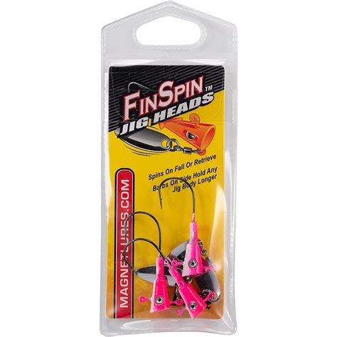 Crappie Magnet Fin Spin Jigheads 3 Pack Academy