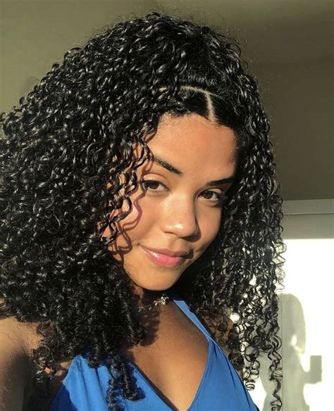 Pin De Ju Em Curly Hair Meninas Com Cabelo Encaracolado Penteados