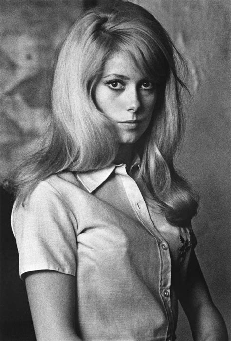 Eric Swayne Catherine Deneuve On The Set Of Repulsion Catherine