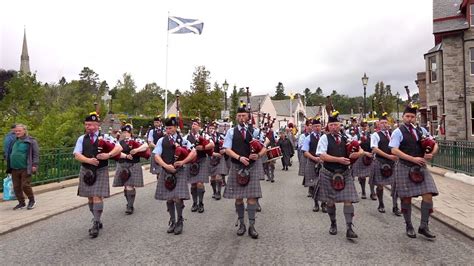 Scotland The Brave By The Isle Of Cumbrae Pipe Band As They March Out