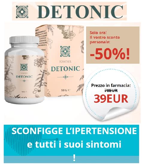 Detonic Il Migliore Integratore Per La Pressione Alta Salute Naturale