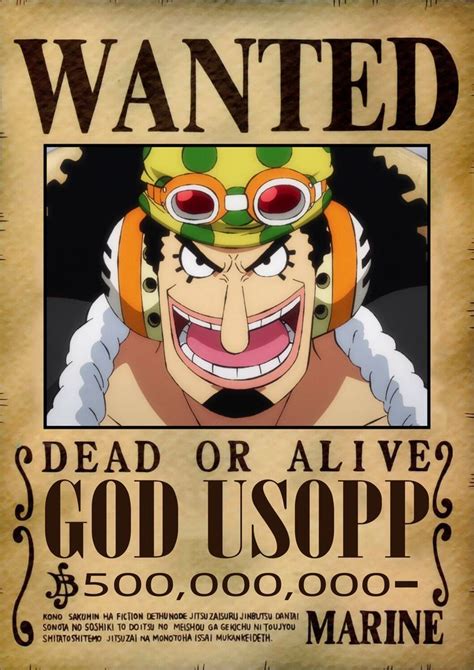 God Usopp Desenho De Uma Peça Cartaz Tela De Bloqueio De Anime