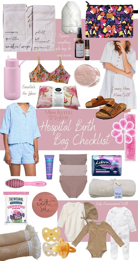 Hospital birth bag checklist what to pack for labour – Artofit