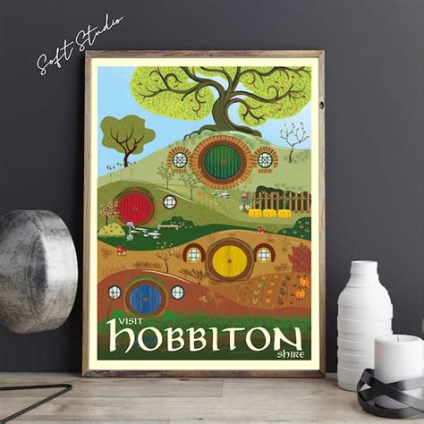 Hobbiton Print Etsy Uk